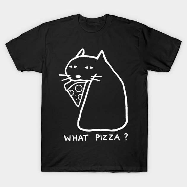 Cat eating pizza shirt hotsell